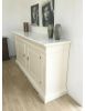 Madia credenza 2 ante arte povera legno avorio 214x53x123