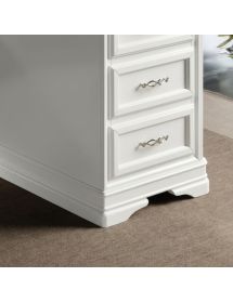 SCRIVANIA 6 CASSETTI IN LEGNO VARI COLORI L.140 P.85 H.82