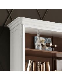 LIBRERIA A GIORNO IN LEGNO 3 CASSETTI VARI COLORI L.161 P.48 H.215