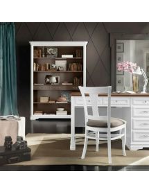 LIBRERIA A GIORNO IN LEGNO 3 CASSETTI VARI COLORI L.161 P.48
