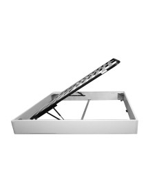 MOBILI 2G - LETTO SHABBY CHIC MATRIMONIALE CON CONTENITORE