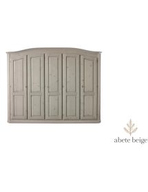 Armadio classico 5 porte sagomato legno abete 281x63x218