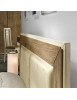 MOBILI 2G - LETTO SHABBY CHIC MATRIMONIALE CON CONTENITORE