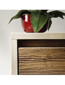 MOBILI 2G - LETTO SHABBY CHIC MATRIMONIALE CON CONTENITORE