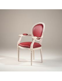 Capotavola shabby chic legno bianco imbottito ecopelle 57x59x98