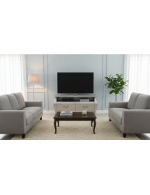 Mobile Porta Tv Bombato Legno Shabby Bianco 141x45x62