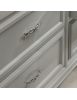 Libreria studio classica legno vari colori 257x48x225
