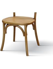 Set 2 Sedie design In Legno naturale 44X42x86