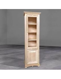 Vetrina arte povera 2 ante Legno bassano 68X47X220
