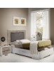 MOBILI 2G - LETTO SHABBY CHIC DA 1 PIAZZA E MEZZO CON CONTENITORE