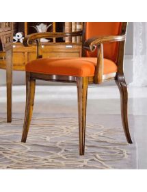 Capotavola classico legno imbottito tessuto 58x60x105