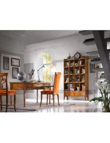 Capotavola classico legno imbottito tessuto 58x60x105