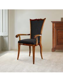 Capotavola classico legno imbottito tessuto 58x60x105