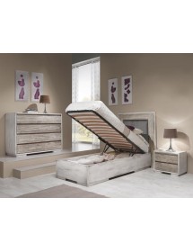 MOBILI 2G - ARMADIO 2 PORTE SHABBY CHIC IN LEGNO L.120 P.60 H.220