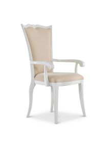 Capotavola classico legno imbottito tessuto 58x60x105