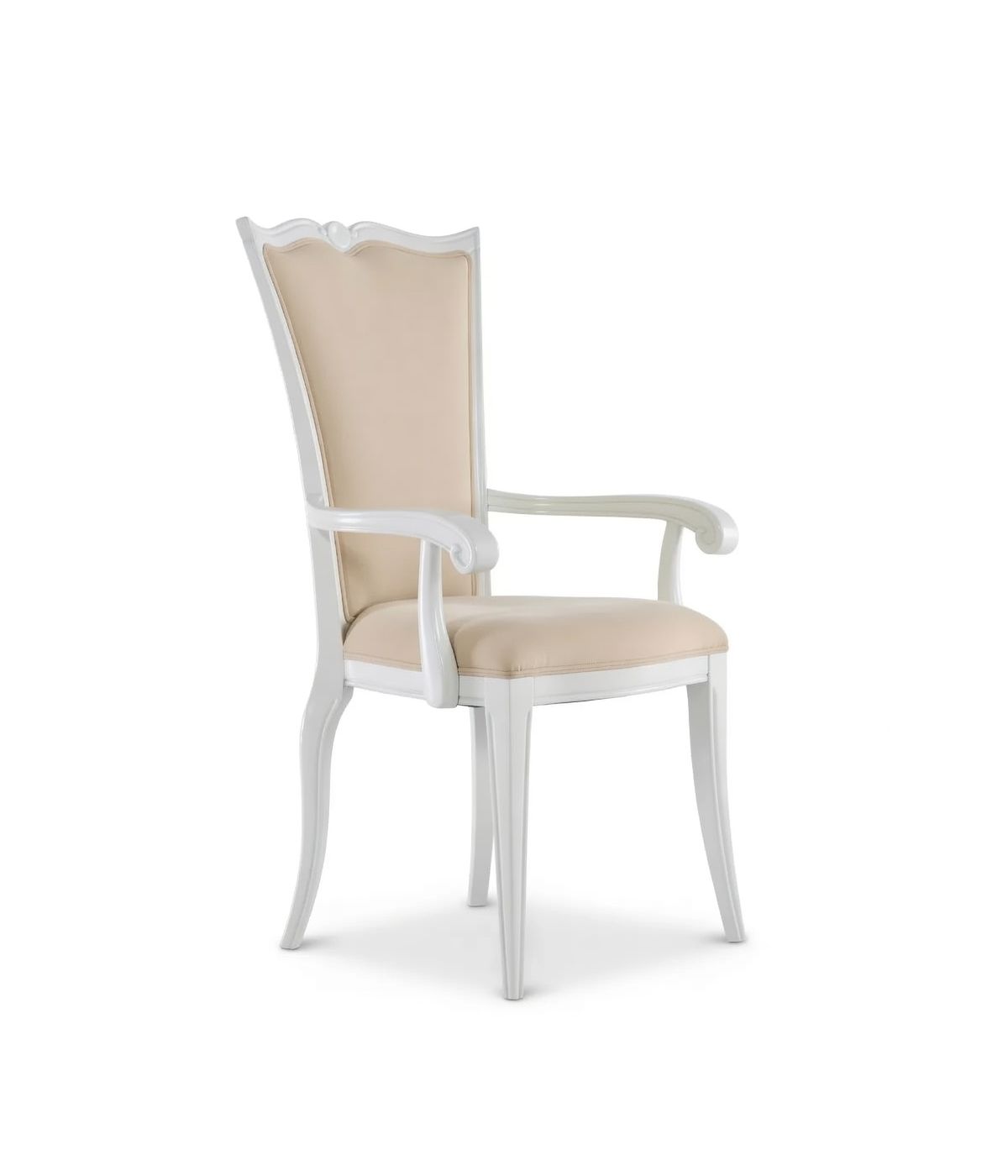 Capotavola classico legno imbottito tessuto 58x60x105