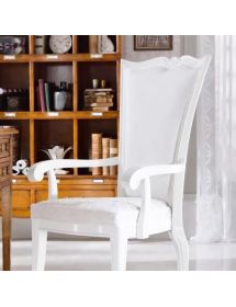 Capotavola classico legno imbottito tessuto 58x60x105