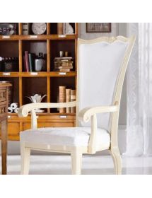 Capotavola classico legno imbottito tessuto 58x60x105
