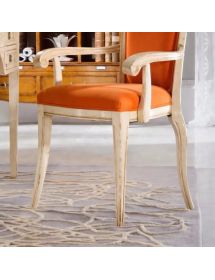 Capotavola classico legno imbottito tessuto 58x60x105