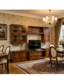 PARETE ATTREZZATA IN LEGNO FINITURA BASSANO 310X65