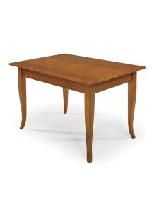 TAVOLO CLASSICO FISSO IN LEGNO TINTA NOCE (120x80) (240)