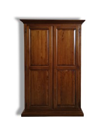 Armadio dispensa 2 porte arte povera legno tinta noce 135X70X210