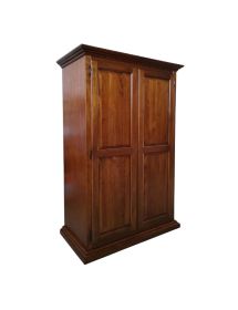Armadio dispensa 2 porte arte povera legno tinta noce 135X70X210