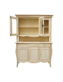 Soggiorno classico legno shabby chic bianco opaco