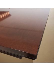 TAVOLO RETTANGOLARE ALLUNGABILE LEGNO TINTA NOCE 180/360X100