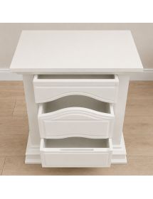 Camera da letto completa classica legno shabby chic bianco