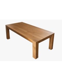 TAVOLO ALLUNGABILE IN LEGNO DI ROVERE NODATO MISURA L.160 P.90 H.77 (1639)