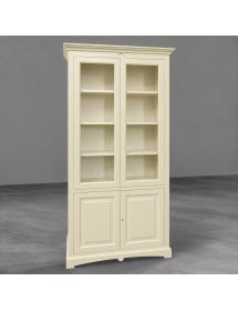 VETRINA LIBRERIA ARTE POVERA IN LEGNO VARI COLORI 114x47x220