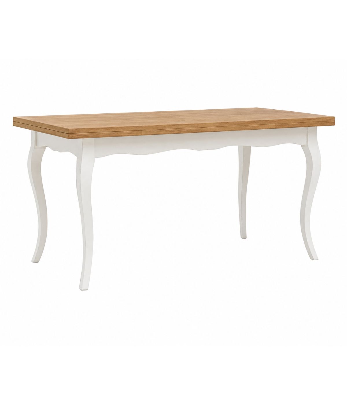 Tavolo classico allungabile legno bicolore 100x70 120x80 140x80 160x85