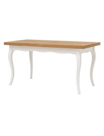 Tavolo classico allungabile legno bicolore 100x70 120x80 140x80 160x85