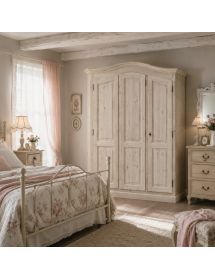 Armadio classico 3 porte legno massello abete grezzo 181X63X217 (2205)