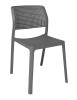 MOBILI 2G - SET 2 SEDIE IN POLIPROPILENE COLORE ANTRACITE