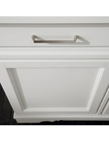 Credenza madia 3 porte legno shabby bianco 155x52x94