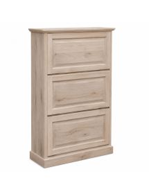 SCARPIERA CLASSICA IN LEGNO 3 RIBALTE GREZZO L.80 P.30 H.130 (1219)