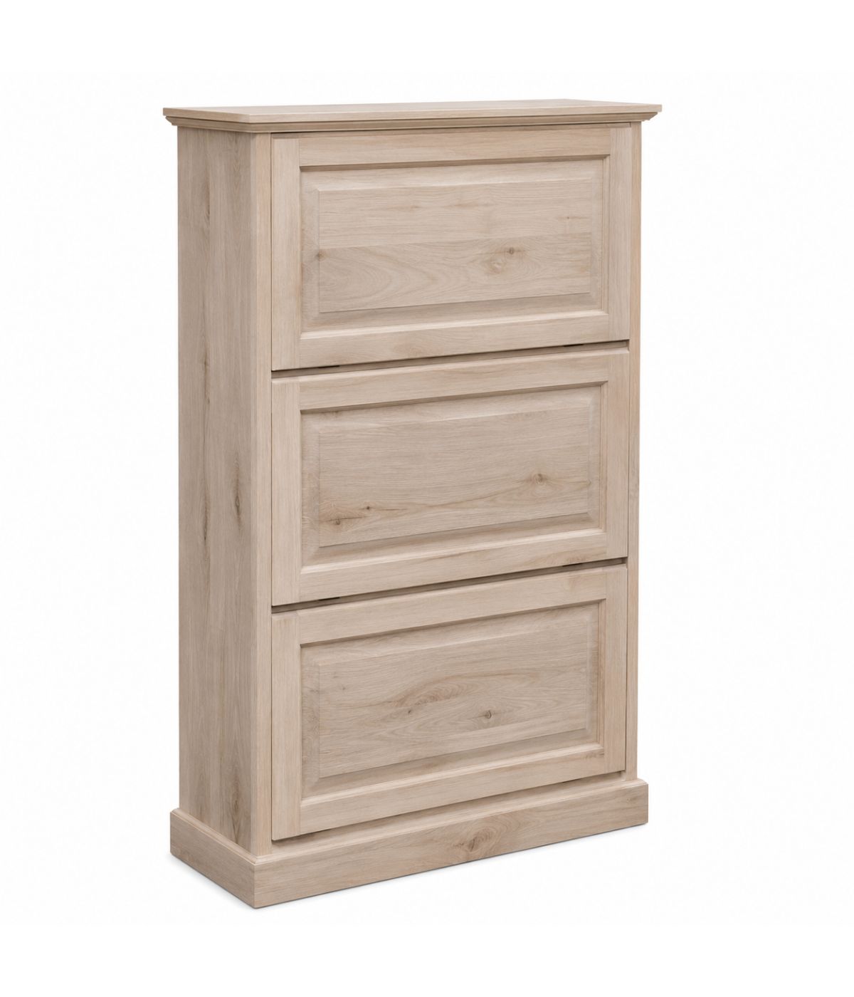 SCARPIERA CLASSICA IN LEGNO 3 RIBALTE GREZZO L.80 P.30 H.130 (1219)