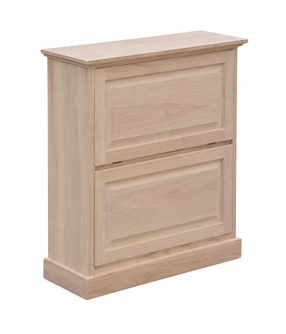 SCARPIERA CLASSICA IN LEGNO 2 RIBALTE GREZZO L.80 P.30 H.93 (1216)