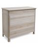 CASSETTIERA CLASSICA IN LEGNO 6 CASSETTI GREZZO L.121 P.53 H.104 (3200)