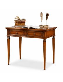 Scrivania classica 2 cassetti legno bassano 100X54X80