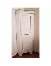 MOBILE ANGOLO CANTONALE CLASSICO IN LEGNO 1 PORTA GREZZO L.58X58X83...
