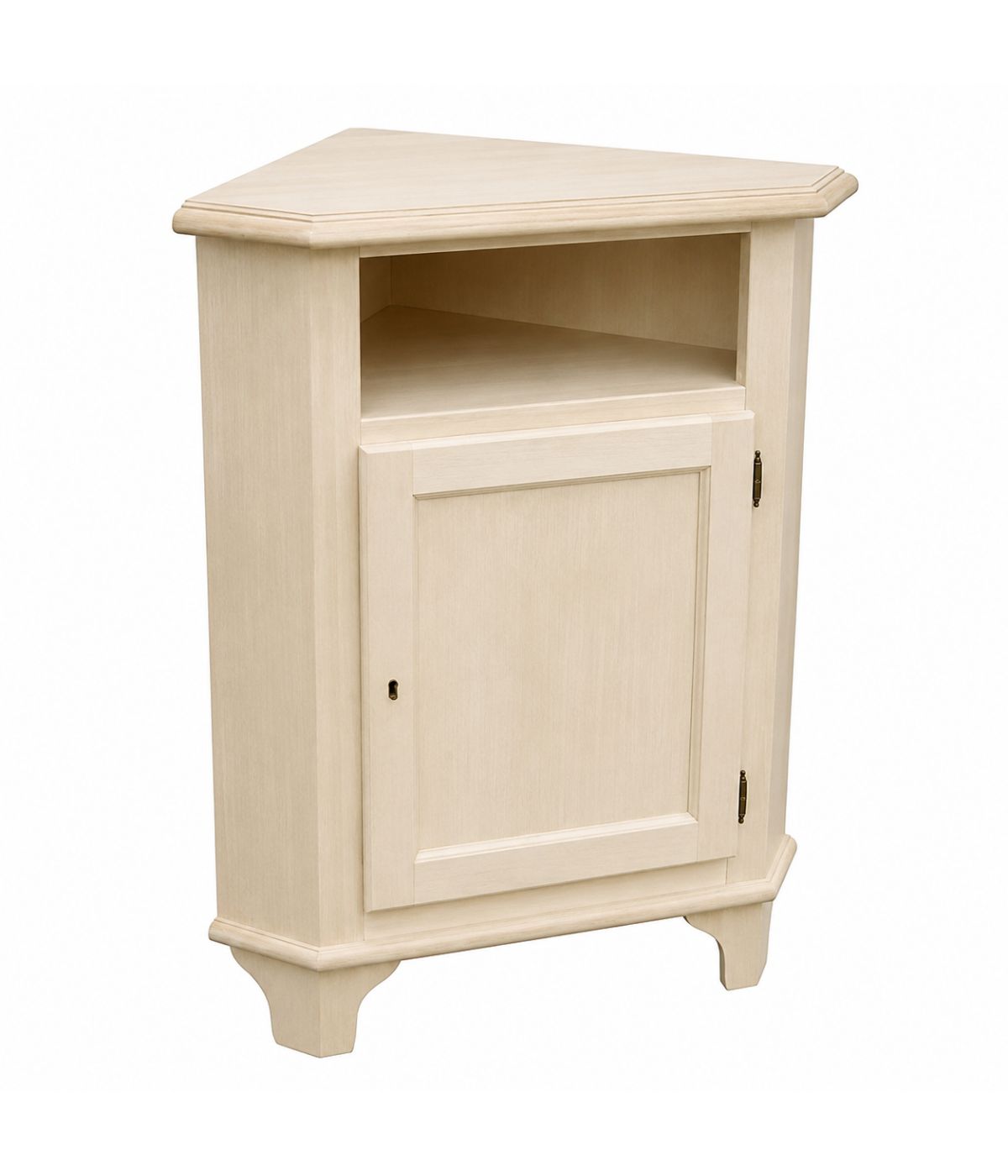 Mobile angolare 1 porta classico legno grezzo L.51 P.51 H.97 (554)