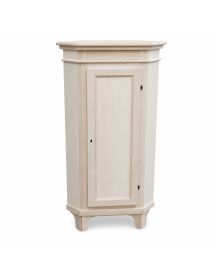 Mobile angolare 1 porta classico legno grezzo L.52 P.52 H.138 (805)