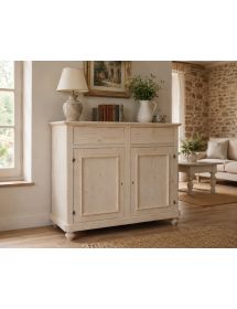 MADIA CREDENZA IN LEGNO GREZZA 2 ANTE L.116 P.49 H.98 (1500)