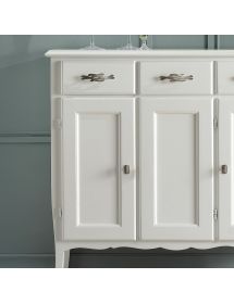 Madia grezza in legno 3 Ante 3 Cassetti L.105 P.42 H.101 (3085)