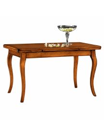 Tavolo classico allungabile legno noce bassano 100x70 120x80 140x80 160x85