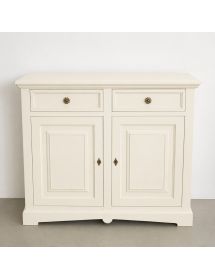 Credenza shabby 2 ante Legno avorio 117X46X96