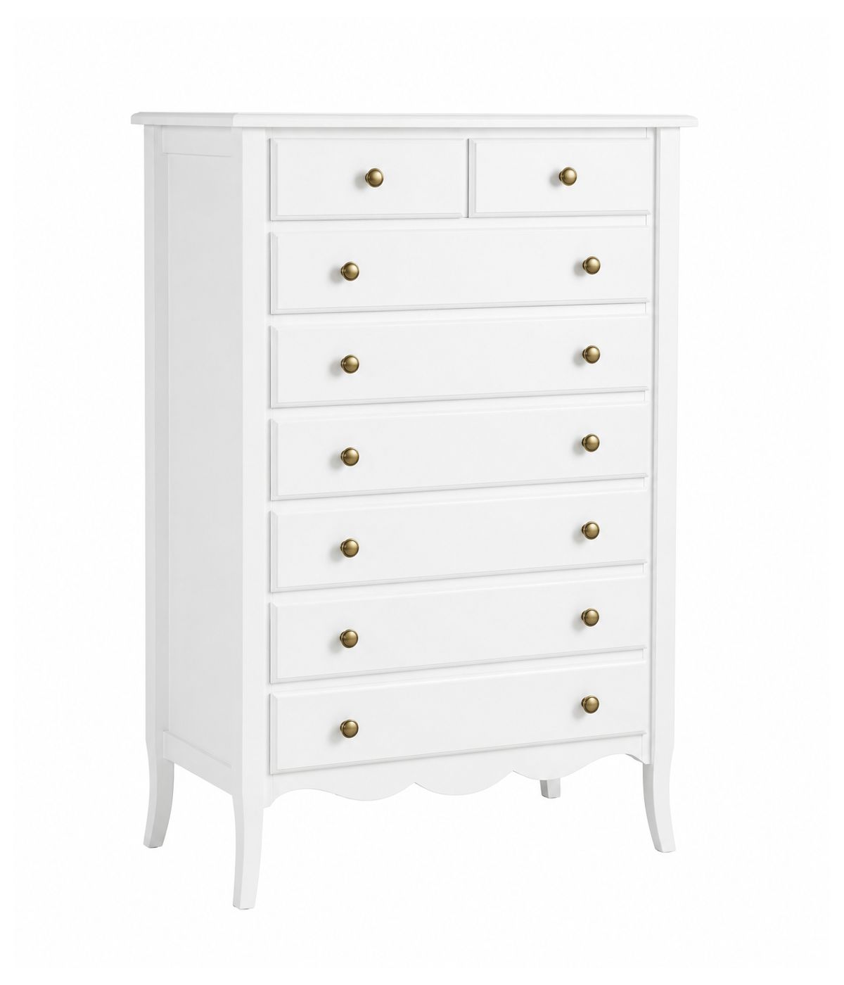 Cassettiera 8 cassetti in legno shabby vari colori 80x40X122 (1246)